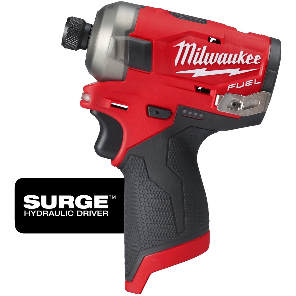 M12 FID-0 - Visseuse à Chocs compacte Silencieuse SURGE Hex 1/4 FUEL, 12V, 50Nm, 76dbA MILWAUKEE - 4933464972
