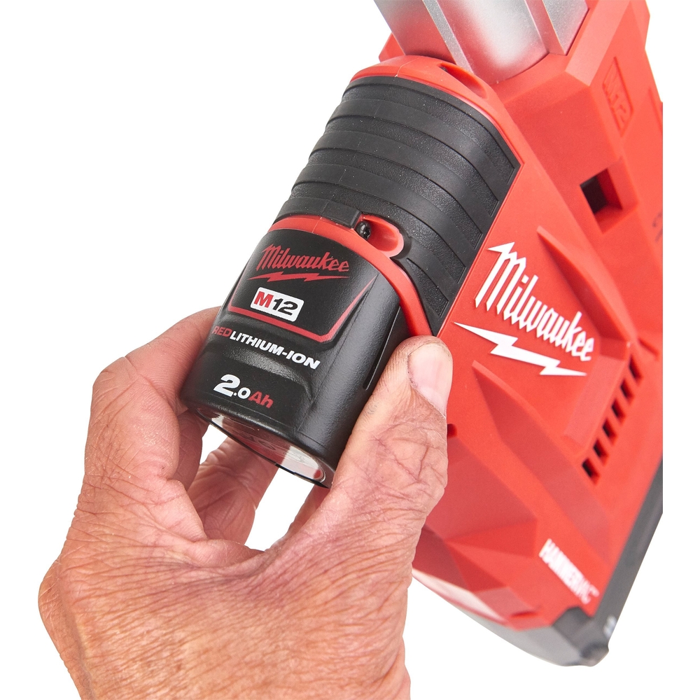 Extracteur de poussières 12v, filtre. 1 batterie et chargeur m12 udel-201b MILWAUKEE - 4933471461
