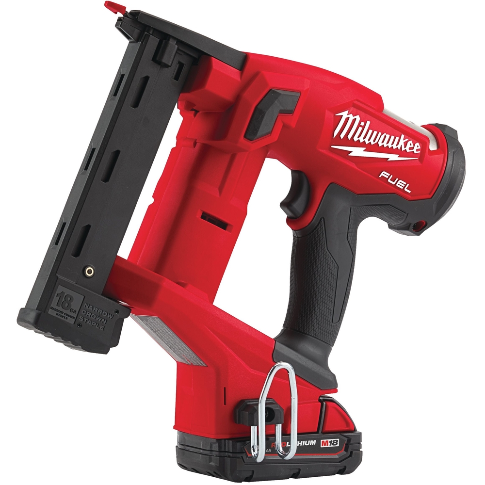 Agrafeuse de finition, 18v, 2ah. 2 batteries, chargeur m18 fncs18gs-202x MILWAUKEE - 4933471940