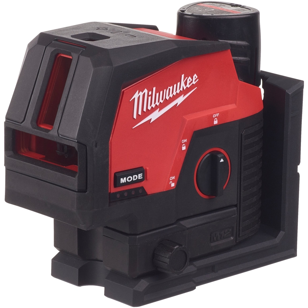 LASER VERT 2 LIGNES MILWAUKEE M12 AVEC APLOMB CLLP-301C 4933478100