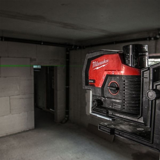LASER VERT 2 LIGNES MILWAUKEE M12 AVEC APLOMB CLLP-301C 4933478100