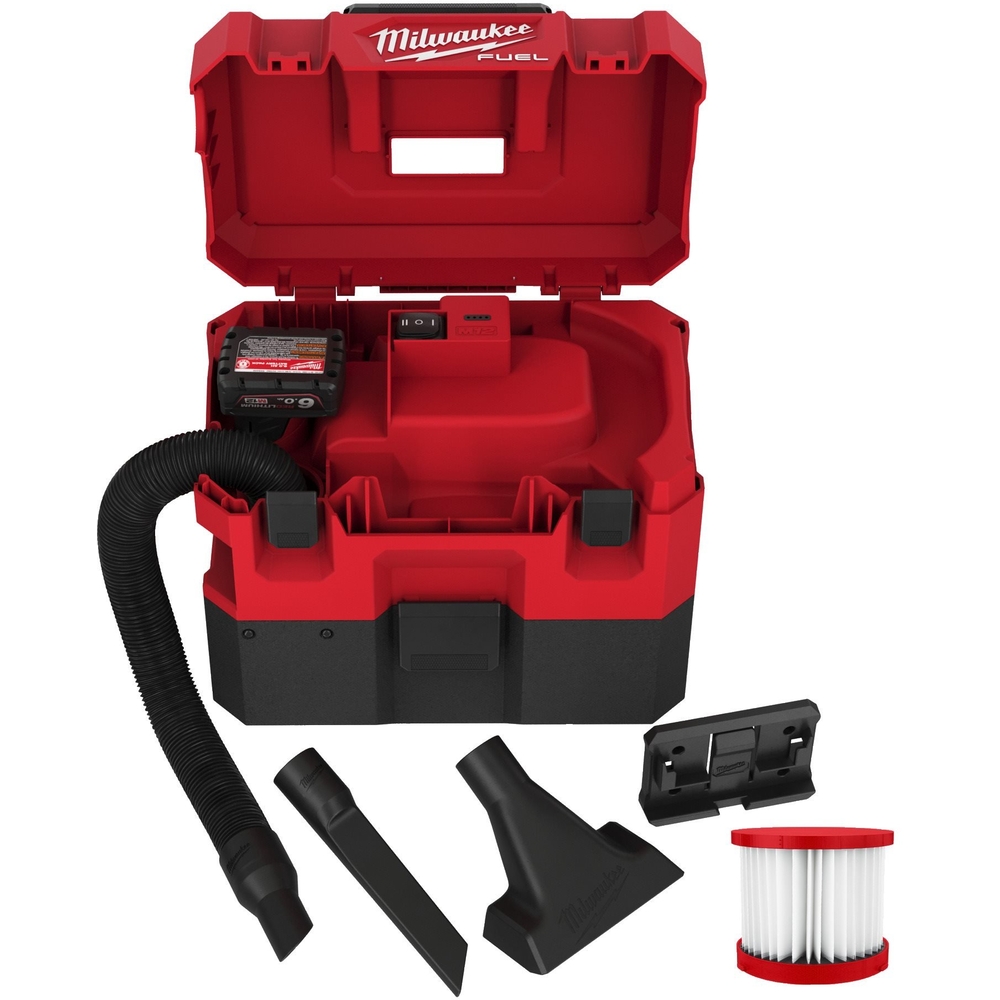 Aspirateur eau et poussières, 12v, sans batterie MILWAUKEE - 4933478186