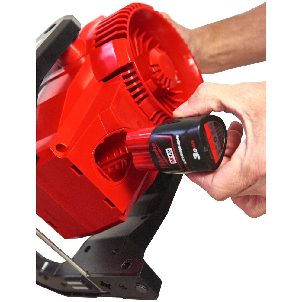 Ventilateur de chantier, 12V, sans batterie sans batterie ni chargeur MILWAUKEE - 4933478228