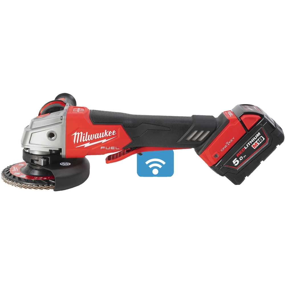 MEULEUSE D'ANGLE MILWAUKEE 125 MM M18 ONEFSAG125XPDB-502X - 4933478435