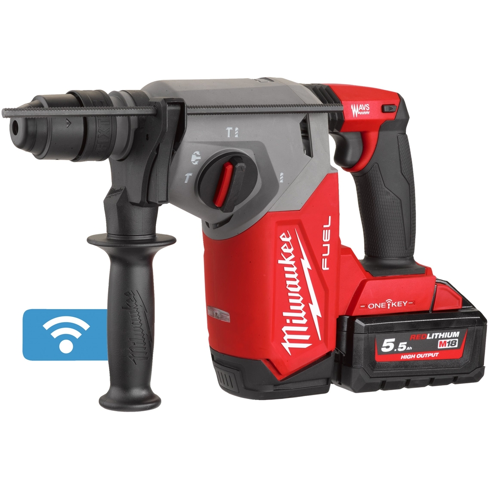 Perforateur MILWAUKEE M18 ONEFHX-552X SDS+ 26mm FUEL ONE KEY, FIXTEC, 18V - 4933478504