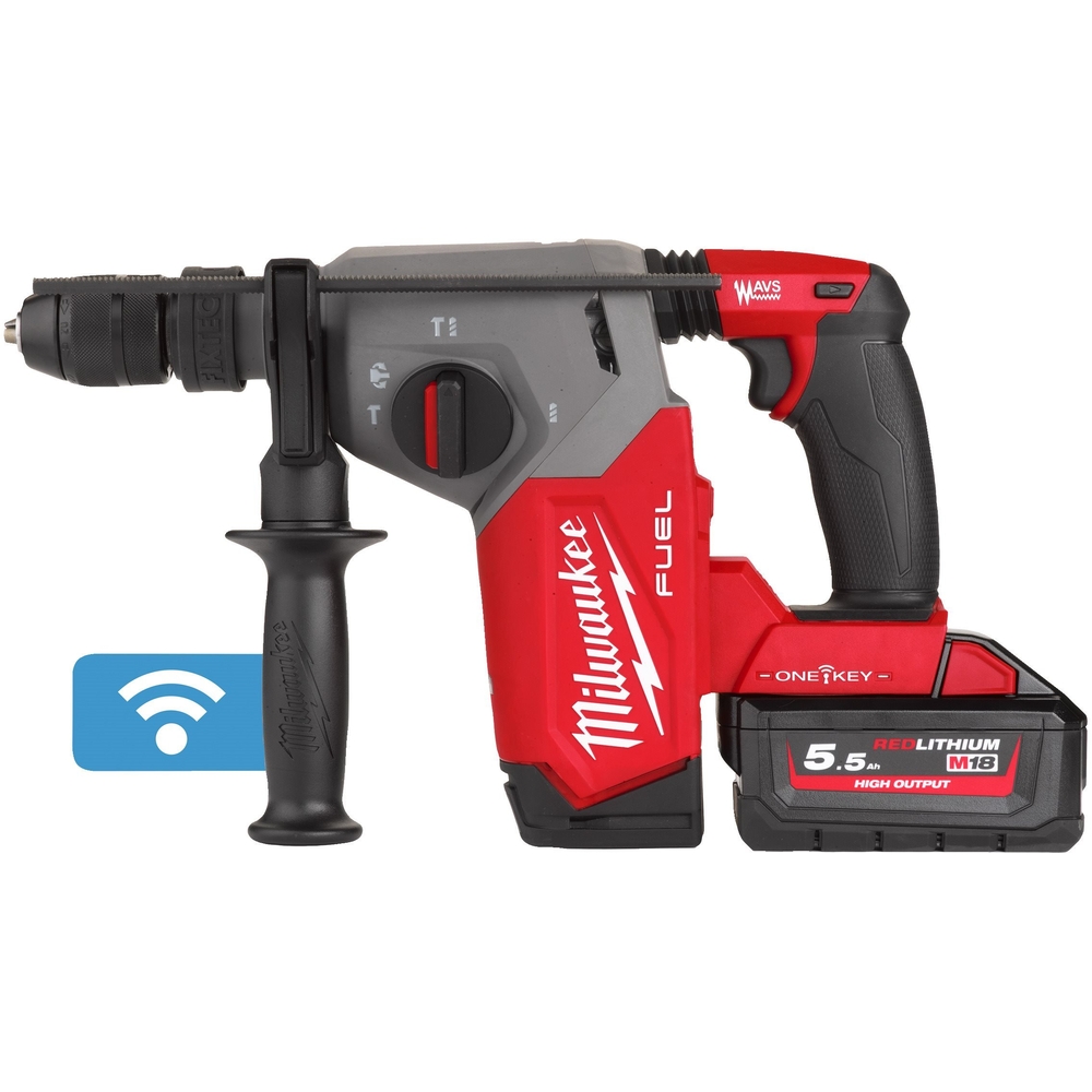 Perforateur MILWAUKEE M18 ONEFHX-552X SDS+ 26mm FUEL ONE KEY, FIXTEC, 18V - 4933478504
