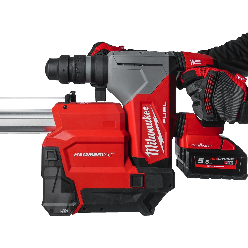 Système d'aspiration MILWAUKEE M18 FPDDEXL-0 pour perforateurs 30 mm M18 FHPX et ONEFHPX - 4933478509