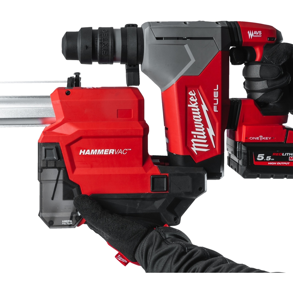 Système d'aspiration MILWAUKEE M18 FPDDEXL-0 pour perforateurs 30 mm M18 FHPX et ONEFHPX - 4933478509