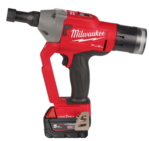 Riveteuse FUEL ONE KEY, 18V, 5Ah - HD Box, 2 batterie 18V 5Ah, 1 chargeur rapide M12-18FC MILWAUKEE - 4933478638