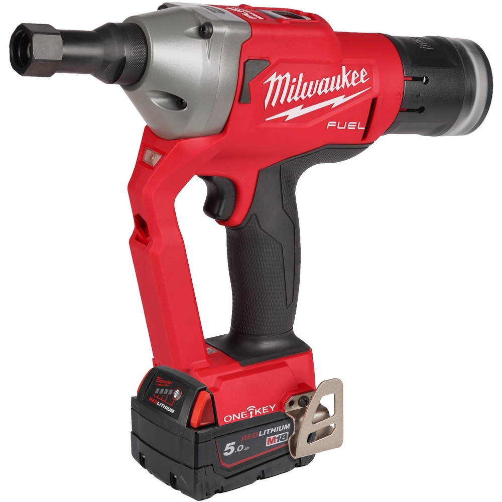 Riveteuse FUEL ONE KEY, 18V, 5Ah - HD Box, 2 batterie 18V 5Ah, 1 chargeur rapide M12-18FC MILWAUKEE - 4933478638