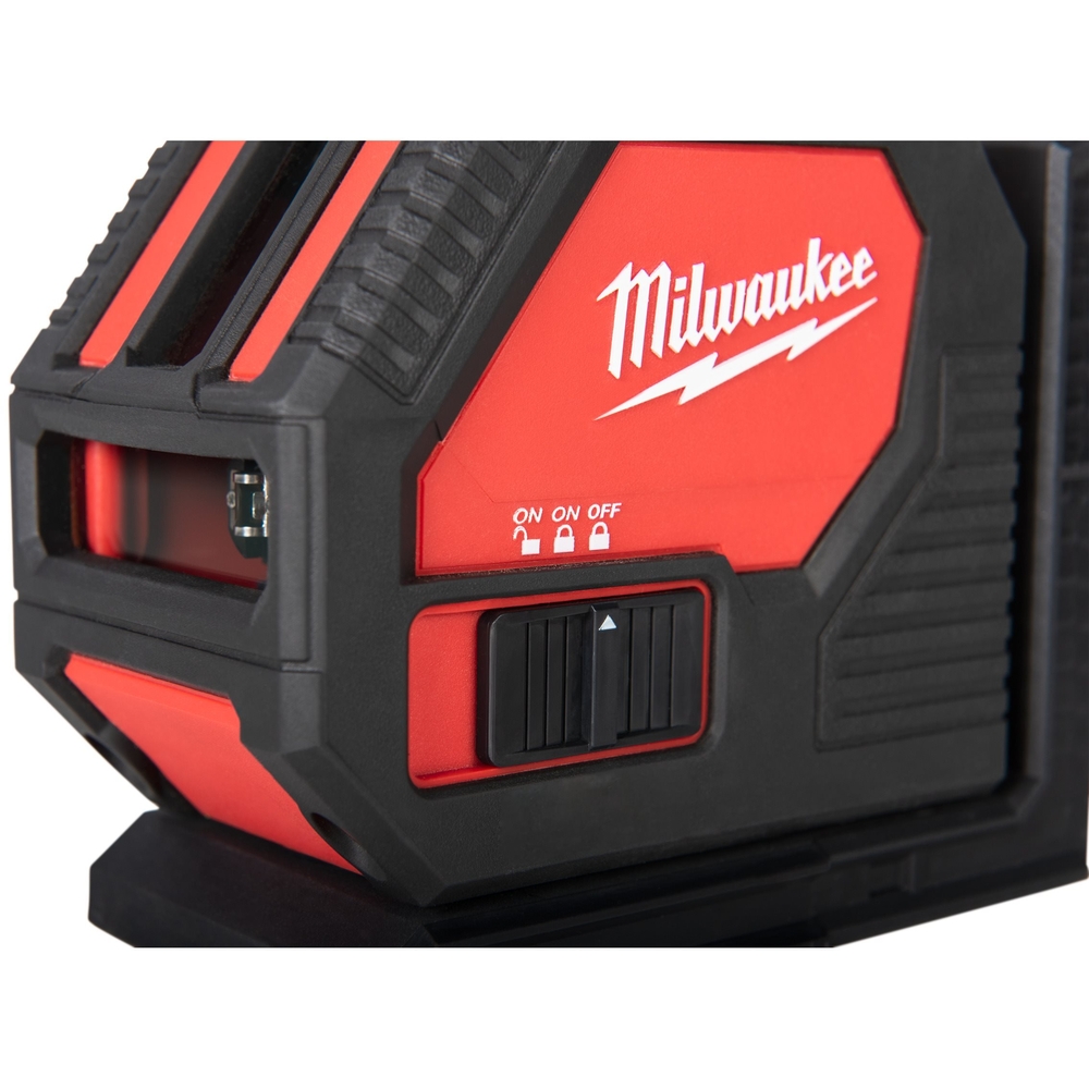 Laser vert 2 lignes, piles alcaline AA - Coffret, 4 piles AA, Track clip MILWAUKEE - 4933478753