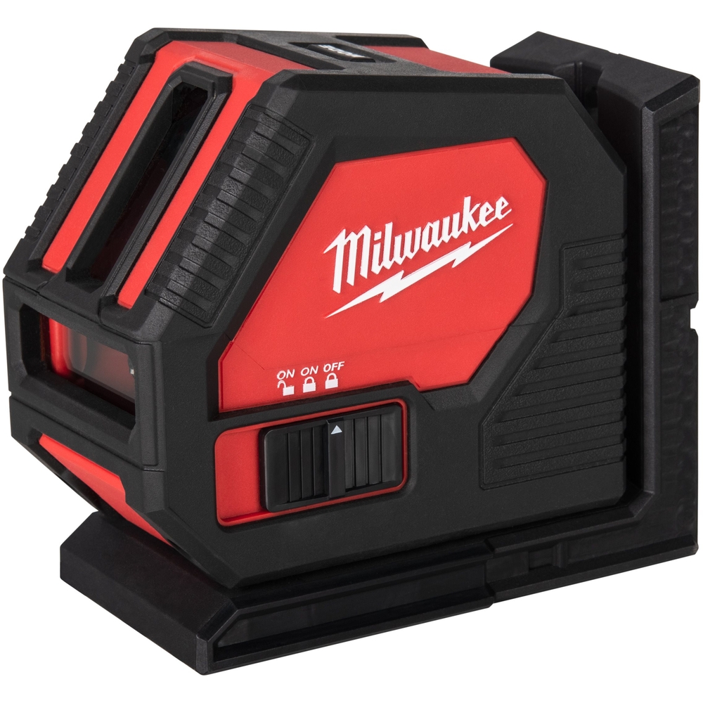 Laser vert 2 lignes, piles alcaline AA - Coffret, 4 piles AA, Track clip MILWAUKEE - 4933478753