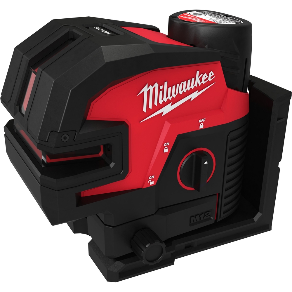 Laser MILWAUKEE 4 lignes avec 4 points 12 volts m12 cll4p-301c - 4933479203