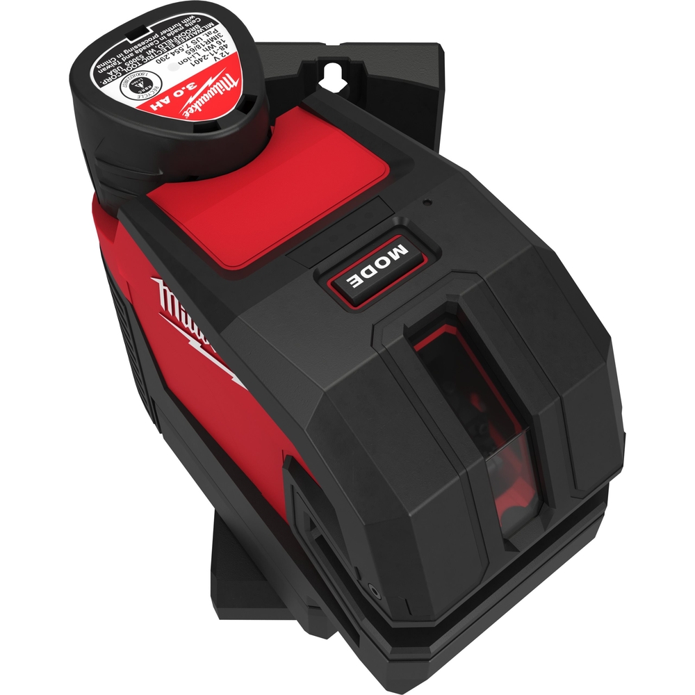Laser MILWAUKEE 4 lignes avec 4 points 12 volts m12 cll4p-301c - 4933479203