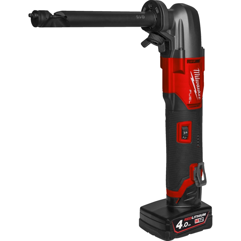 Grignoteuse Fuel 12V, 4,0Ah - HD Box, 2 batteries 12V 4,0Ah Red Li-Ion, chargeur rapide M12-18FC MILWAUKEE - 4933479619