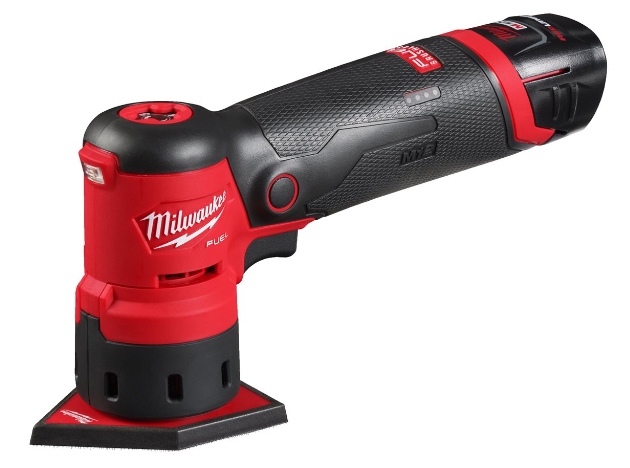 Ponceuse delta 12V, 4.0 Ah - HD Box, 1 batterie M12 B4, 1 chargeur C12 C MILWAUKEE - 4933479681