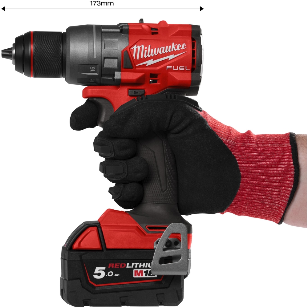 Perceuse visseuse M18 FDD3 502X Fuel MILWAUKEE GEN4.18V 158 Nm - 2 batt.x5.0 Ah - 4933479863