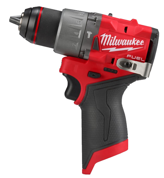 Perceuse à perCUssion FUEL 13mm, 12V, sans batterie, 40 Nm, 2 Vitesses, Mandrin 13mm, sans batterie, ni chargeur MILWAUKEE - 4933479867