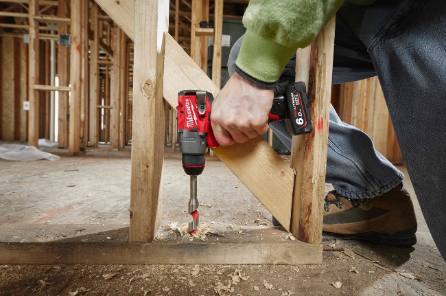 Perceuse-Visseuse FUEL 13mm, 12V, 6,0Ah, 40-52 Nm. - HD box 2 batteries 12 V - 6,0 Ah Red Li-Ion, 2 Vitesses, Mandrin 13mm - 4933479875