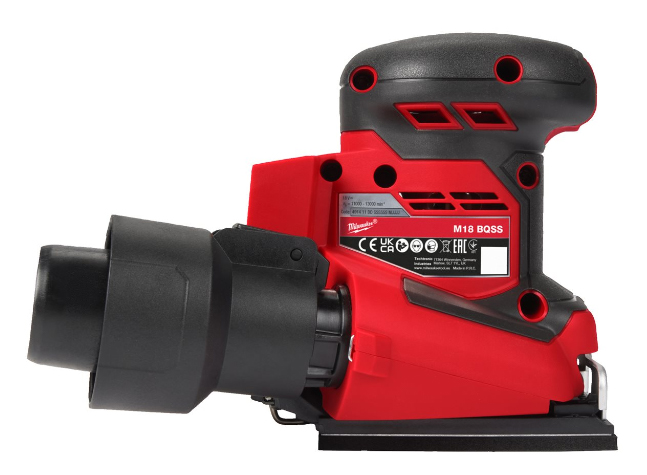 Ponceuse vibrante 1/4 feuille, 18V, sans batterie, sans batterie, ni chargeur MILWAUKEE - 4933479966