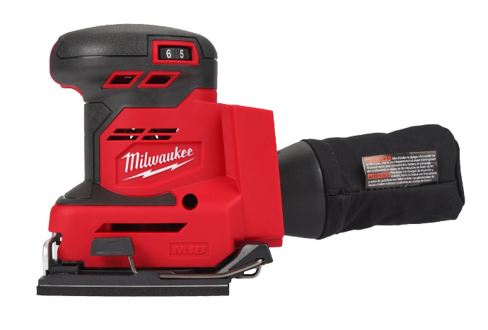 Ponceuse vibrante 1/4 feuille, 18V, sans batterie, sans batterie, ni chargeur MILWAUKEE - 4933479966