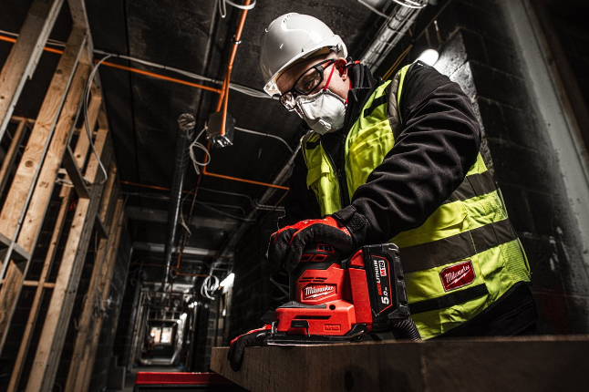 Ponceuse vibrante 1/4 feuille, 18V, sans batterie, sans batterie, ni chargeur MILWAUKEE - 4933479966