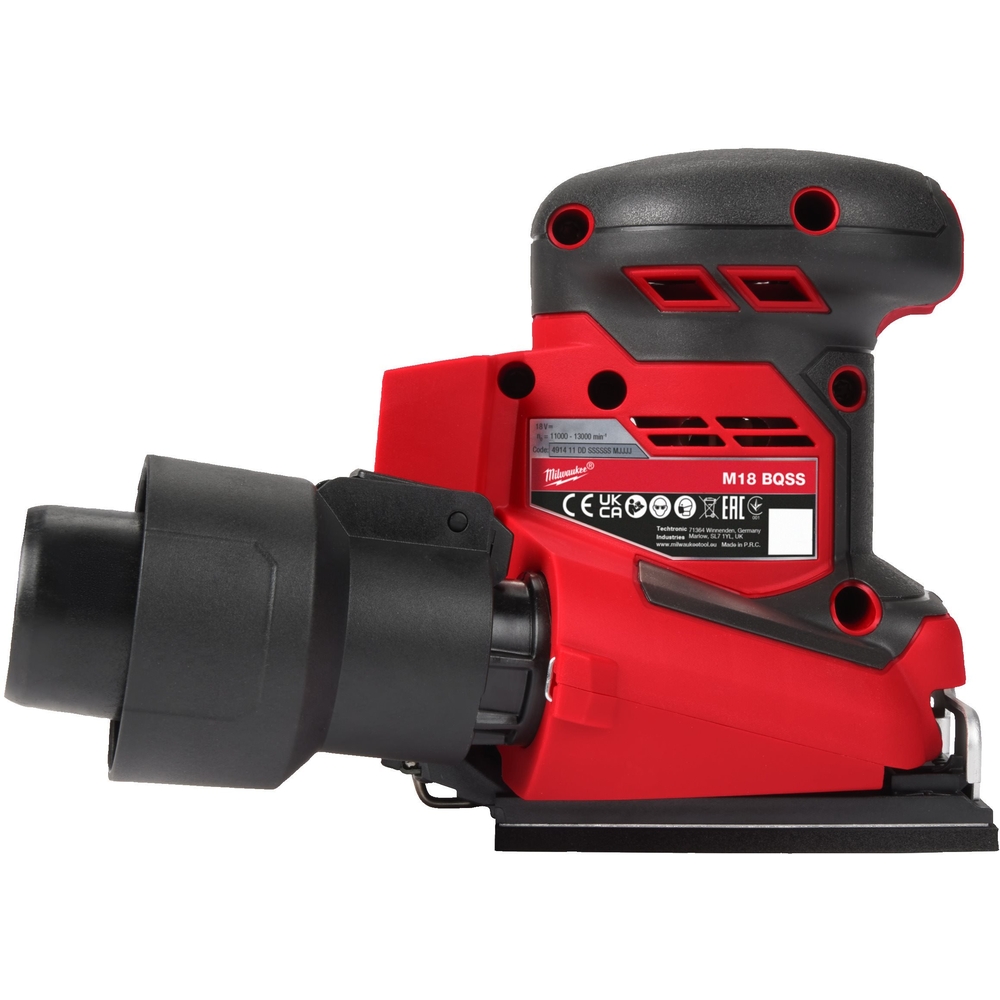 Ponceuse vibrante 1/4 feuille, 18V, sans batterie, sans batterie, ni chargeur MILWAUKEE - 4933479966