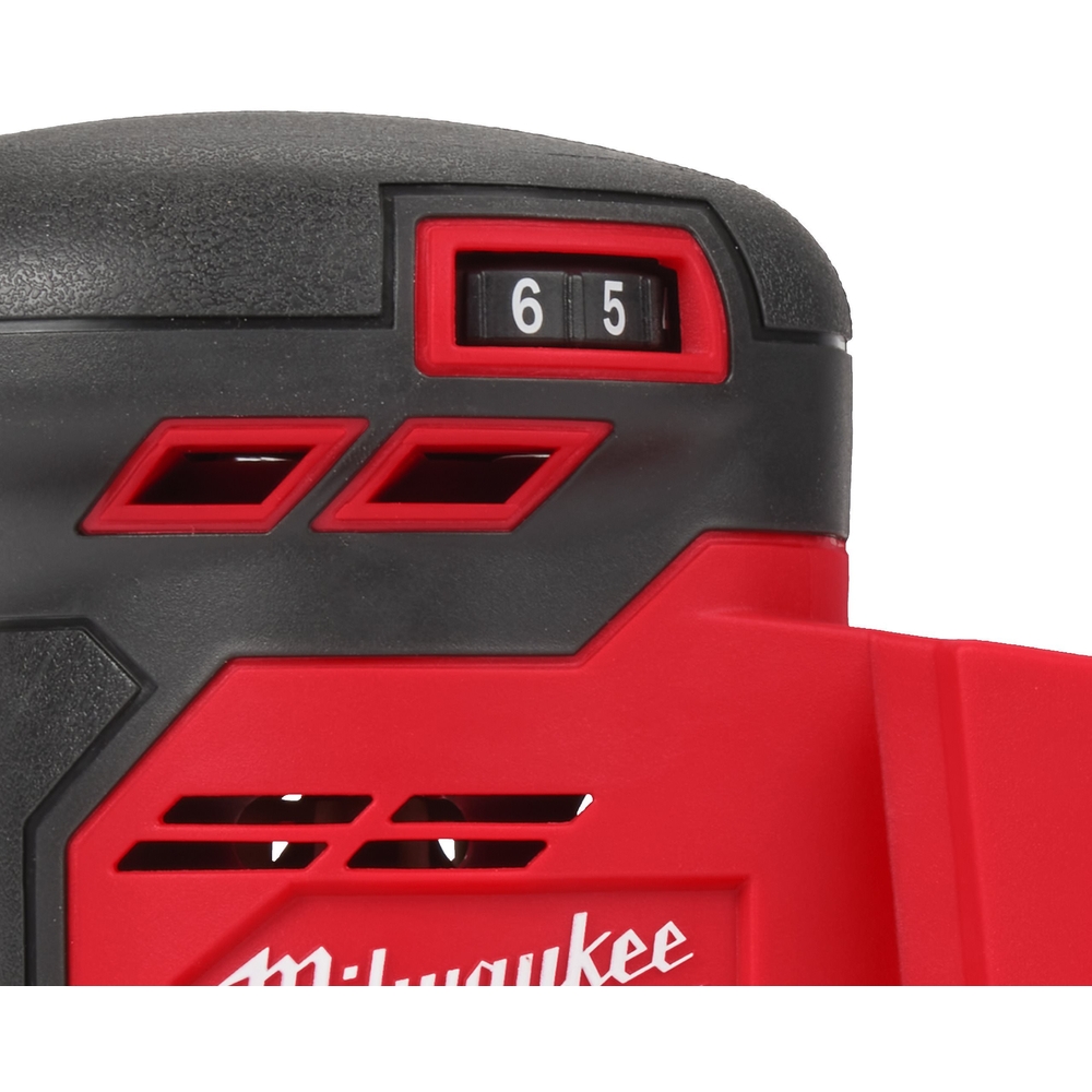 Ponceuse vibrante 1/4 feuille, 18V, 5.0Ah - Sac, 2 batteries M18 B5, 1 chargeur M18-12FC MILWAUKEE - 4933479967