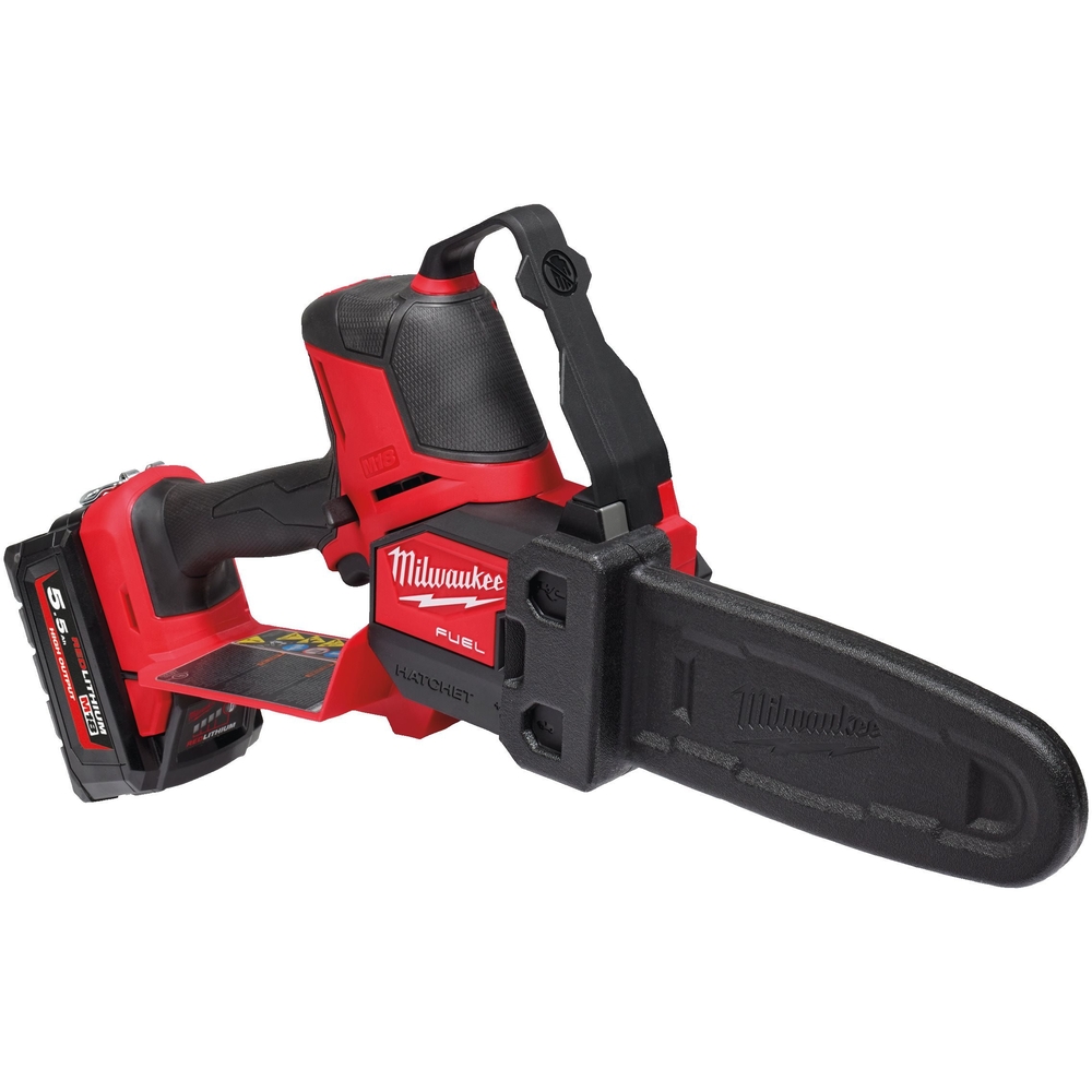Élagueuse FUEL 18V, 5.5Ah, guide de 20 cm, 2 batteries 18V 5.5Ah, 1 chargeur M12-18FC MILWAUKEE - 4933480118