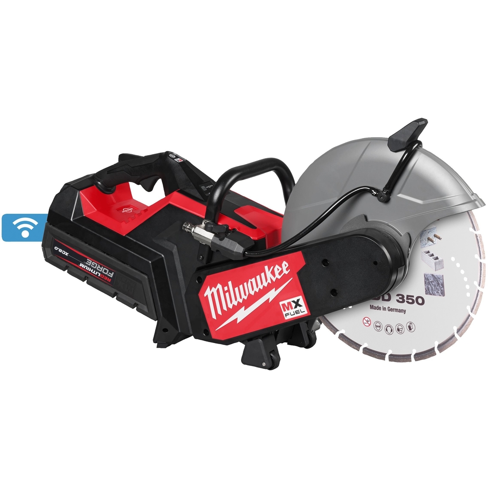 Découpeuse à batterie 350mm MILWAUKEE MXF COS350G2-802 avec batteries et chargeur - 4933480480