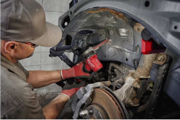 Ponceuse à bande, 10mm, 12V, sans batterie, sans batterie, ni chargeur MILWAUKEE - 4933480958