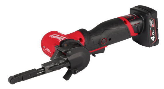 Ponceuse à bande, 10mm, 12V, 2 batteries 4,0 Ah - Sac, 1 batterie 12V 4.0 Ah Red Li-Ion, chargeur C12C MILWAUKEE - 4933480959