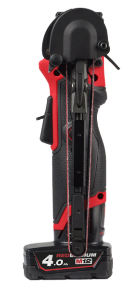 Ponceuse à bande, 13mm, 12V, 2 batteries 4,0 Ah - Sac, 1 batterie 12V 4.0 Ah Red Li-Ion, chargeur C12C MILWAUKEE - 4933480961