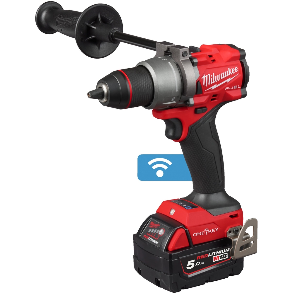 Perceuse à percussion MILWAUKEE 158 NM M18 ONEPD3-502X avec batteries 4933492801