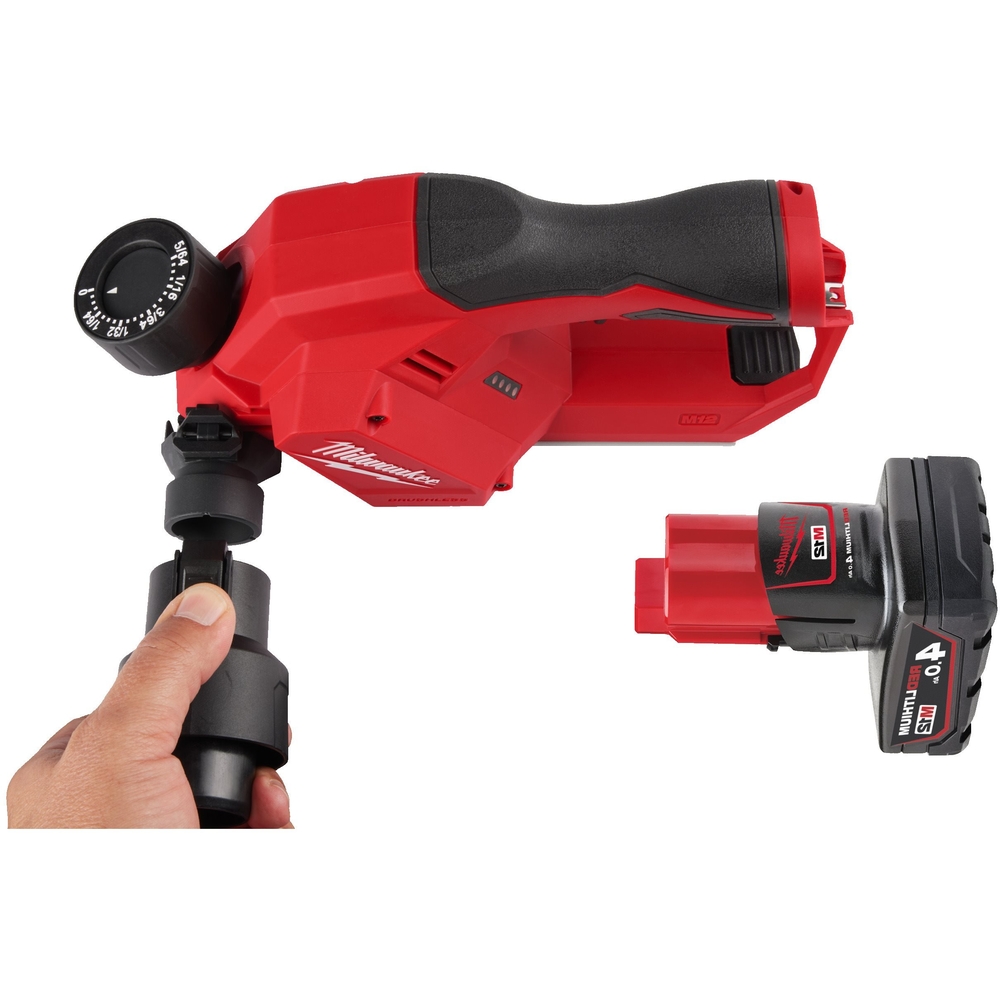 Rabot 56mm 12V 4Ah M12 BLP-402X MILWAUKEE - 4933492851