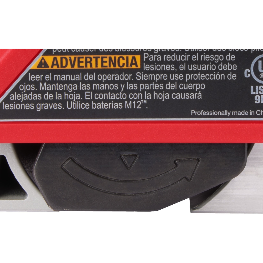 Rabot 56mm 12V 4Ah M12 BLP-402X MILWAUKEE - 4933492851