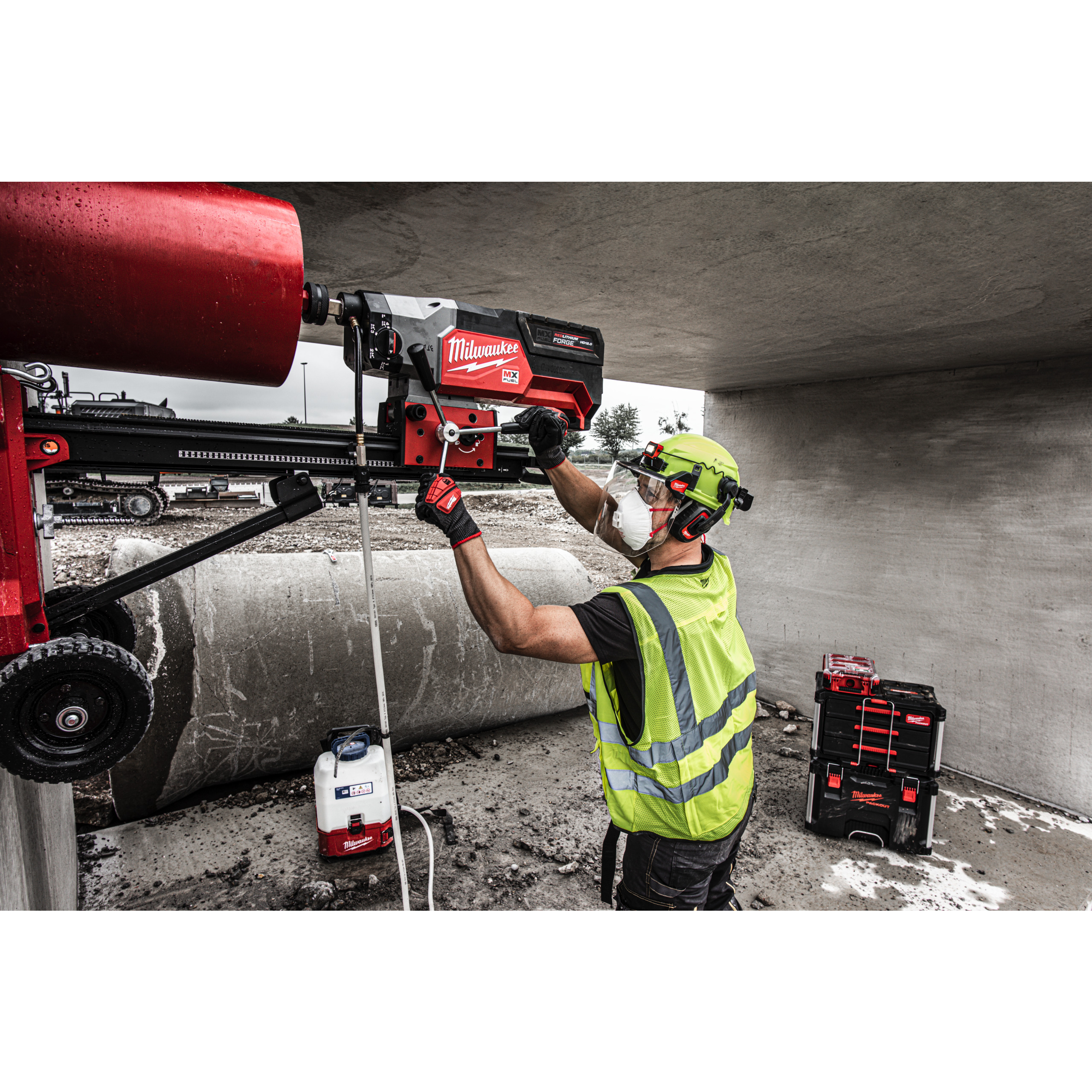 CAROTTEUSE 350 mm MX FUEL MXF DCD350 KIT-0 - MILWAUKEE - 4933493142