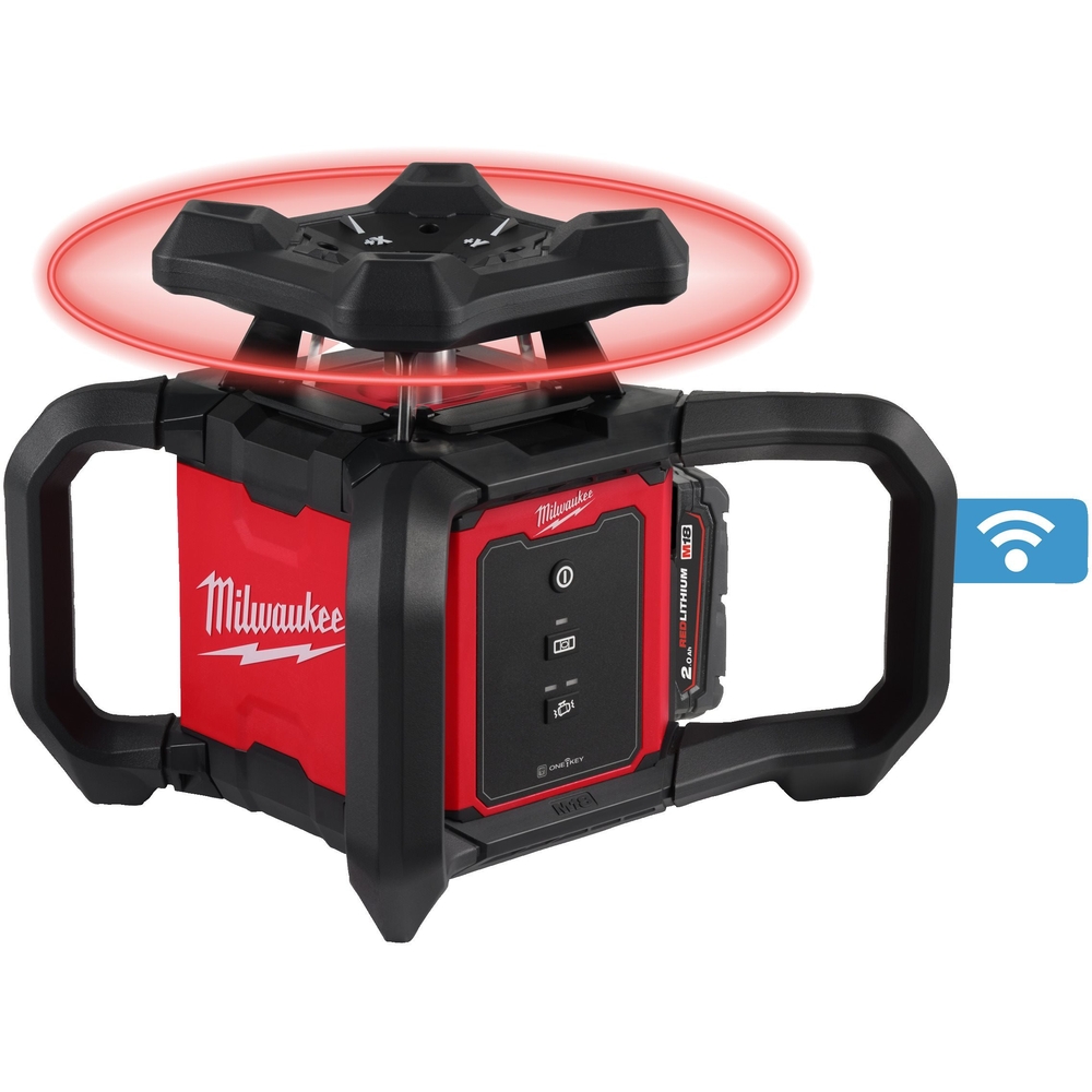 LASER MILWAUKEE ROTATIF ROUGE SIMPLE PENTE 600 M M18 RLOH600-201C ONE-KEY 4933493191