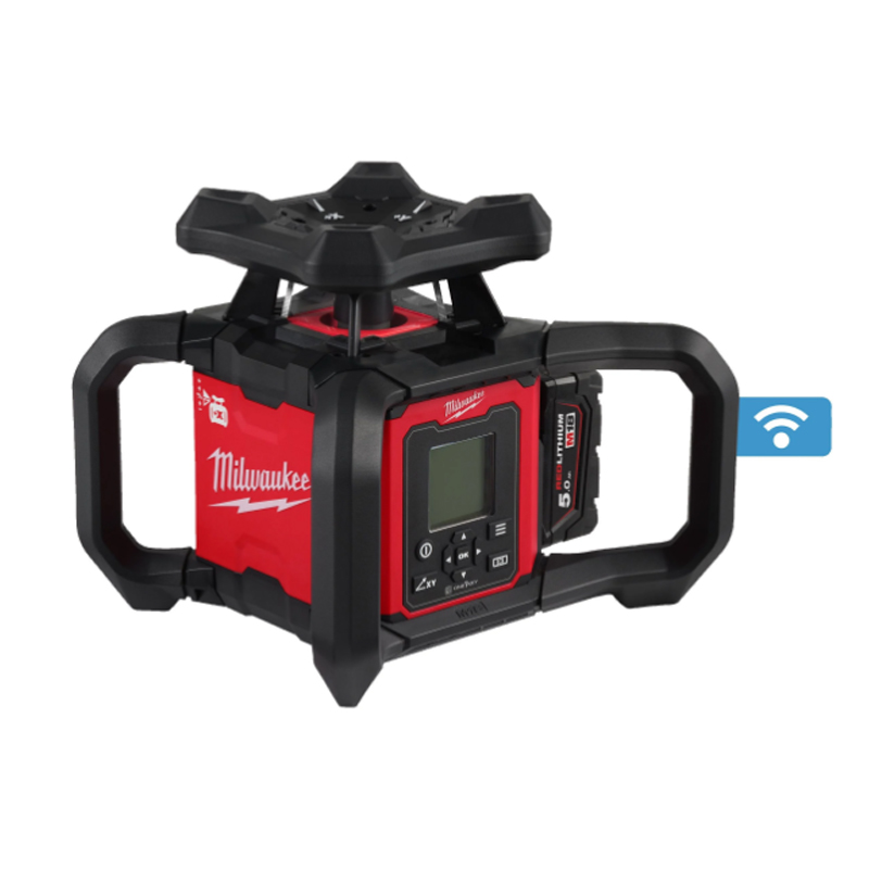 Laser rotatif Milwaukee M18 ONE-KEY rouge double pente H/V 1200 m RLOHV1200-501C 4933493204