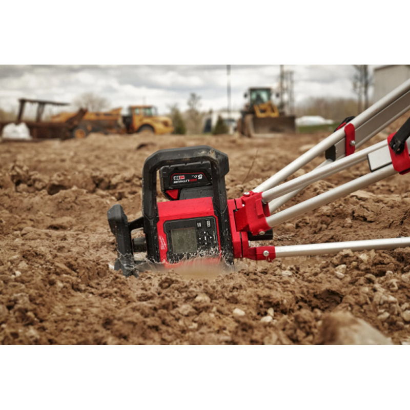 Laser rotatif Milwaukee M18 ONE-KEY rouge double pente H/V 1200 m RLOHV1200-501C 4933493204
