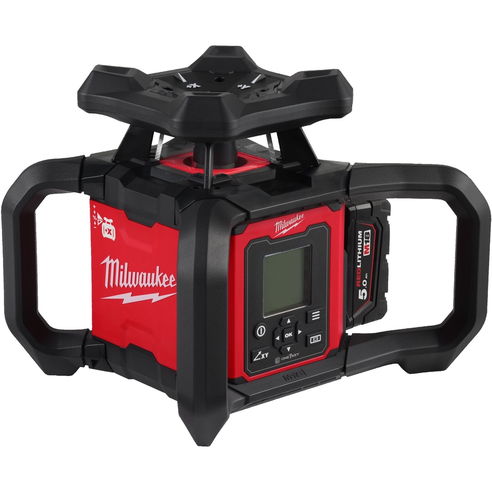 Laser rotatif Milwaukee M18 ONE-KEY rouge double pente H/V 1200 m RLOHV1200-501C 4933493204