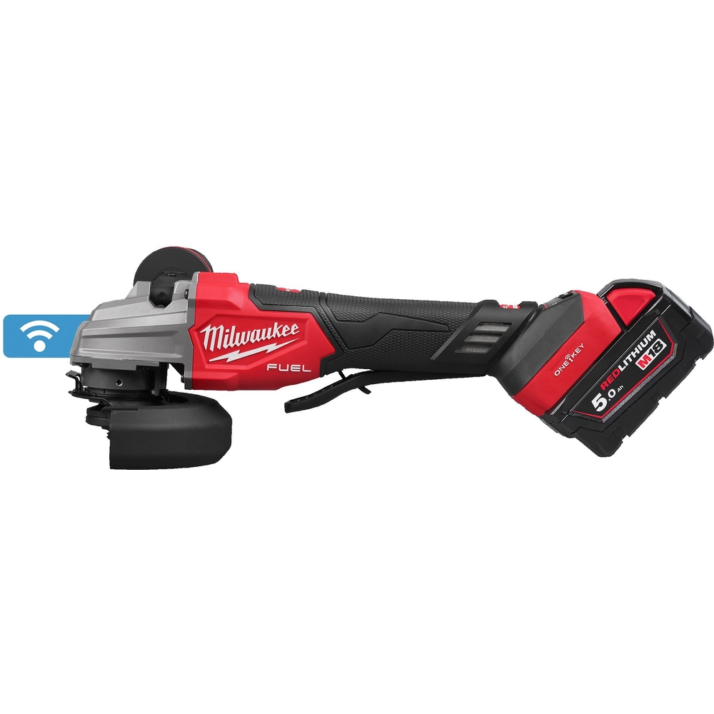 MEULEUSE D'ANGLE SÉCURITAIRE 125MM 18 VOLTS FUEL M18 FSAGSVO125X-502X - MILWAUKEE - 4933493553