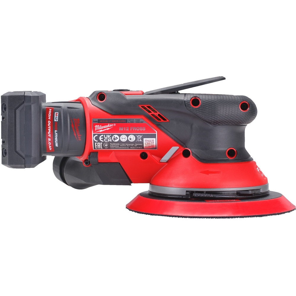 POLISSEUSE ORBITALE 12 VOLTS FUEL M12 FROS5-502X - MILWAUKEE - 4933493651