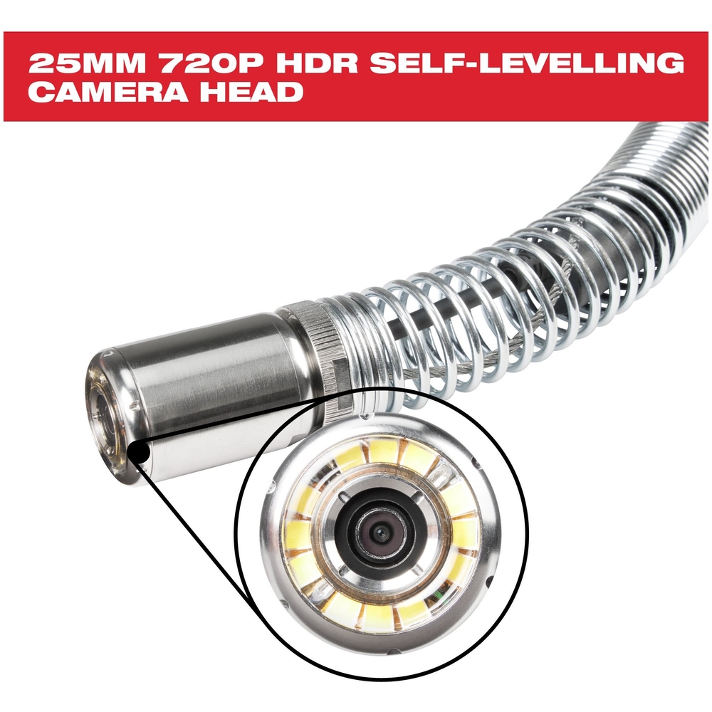 Caméra d'inspection tête HDR MILWAUKEE câble 30m M18 SIC30 HDR-0 4933493952