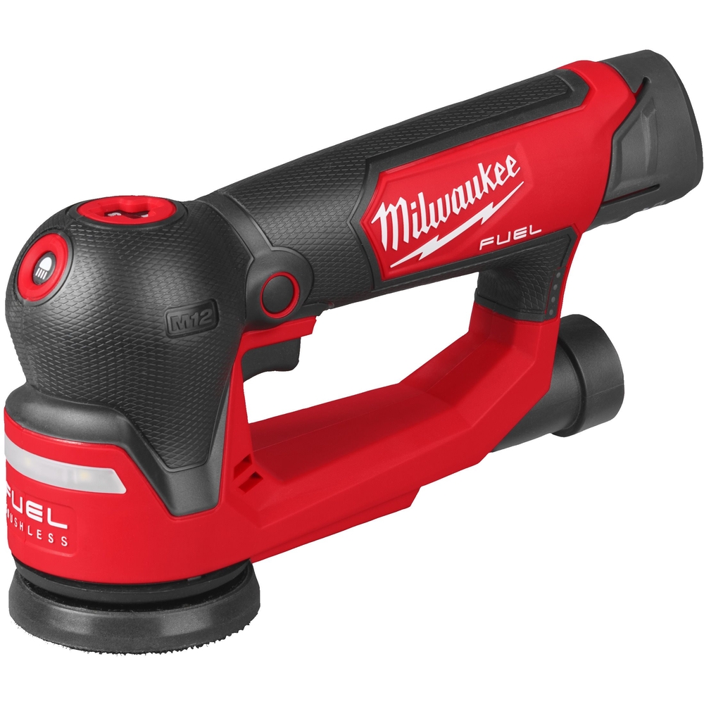 Ponceuse orbitale excentrique 75 mm MILWAUKEE M12 FSDR75-202B avec batteries - 4933498233