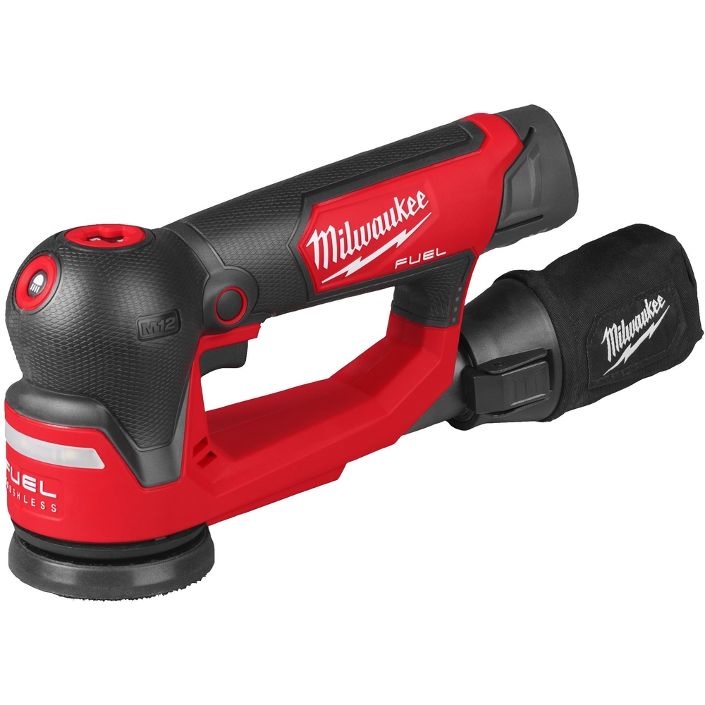 Ponceuse orbitale excentrique 75 mm MILWAUKEE M12 FSDR75-202B avec batteries - 4933498233