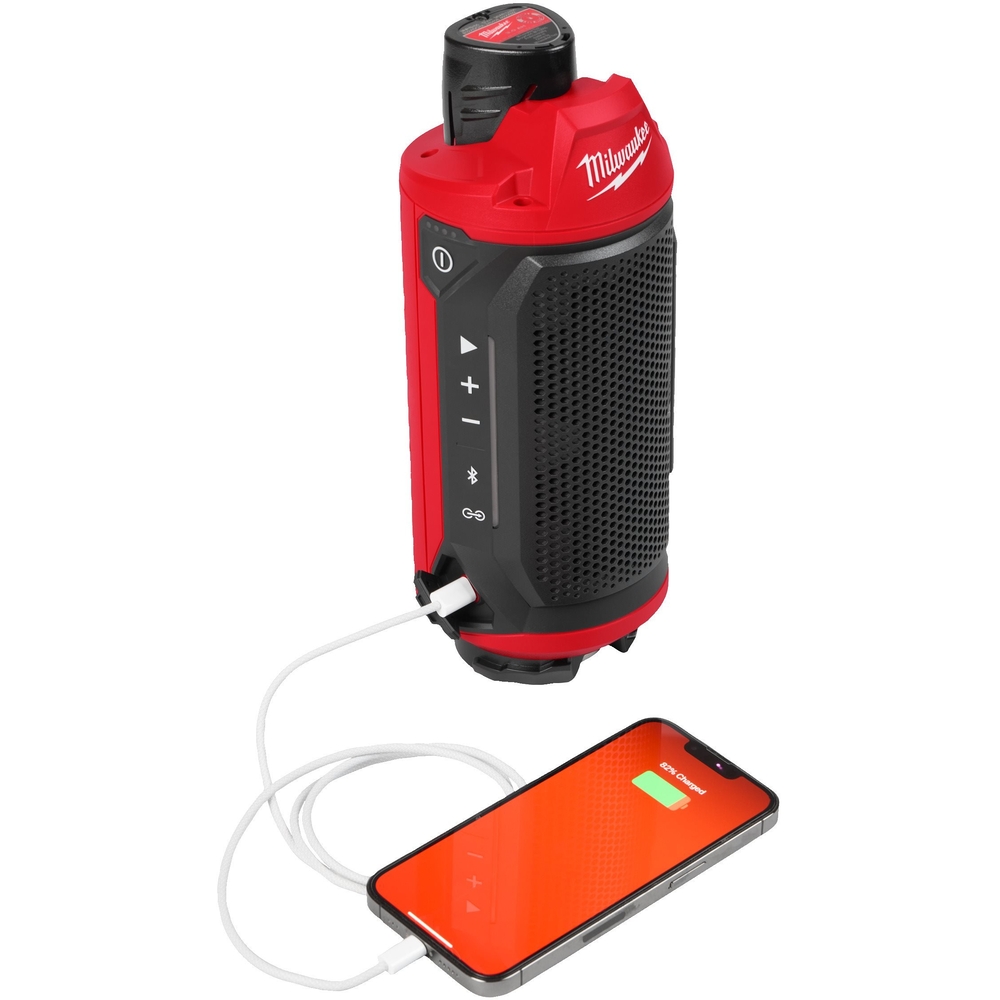 ENCEINTE DE CHANTIER MILWAUKEE BLUETOOTH 12 VOLTS M12 SPEJSG2-0 4933498433