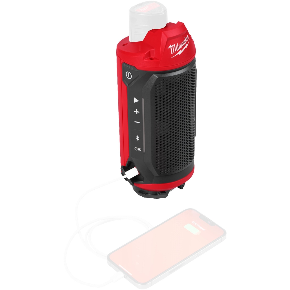 ENCEINTE DE CHANTIER MILWAUKEE BLUETOOTH 12 VOLTS M12 SPEJSG2-0 4933498433