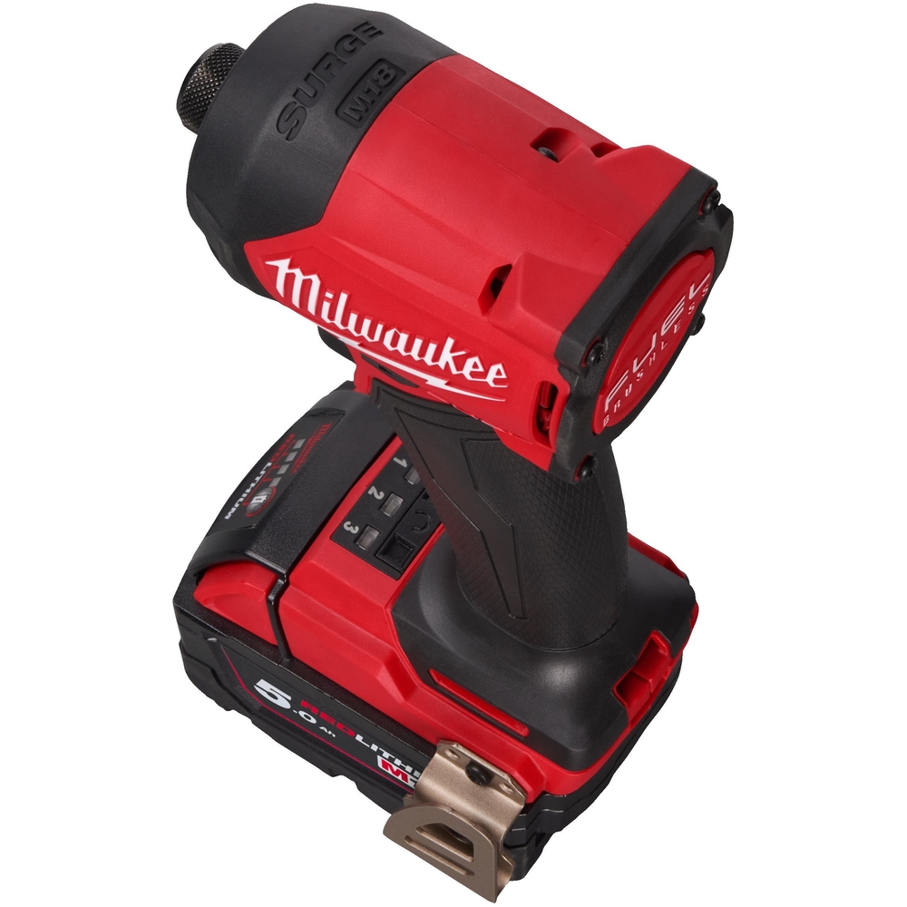 Visseuse à Chocs HYDRAULIC FUEL compacte Hex 1/4 FUEL 18V 5,0Ah 4 Modes M18 FIDRQ-502X MILWAUKEE - 4933498912