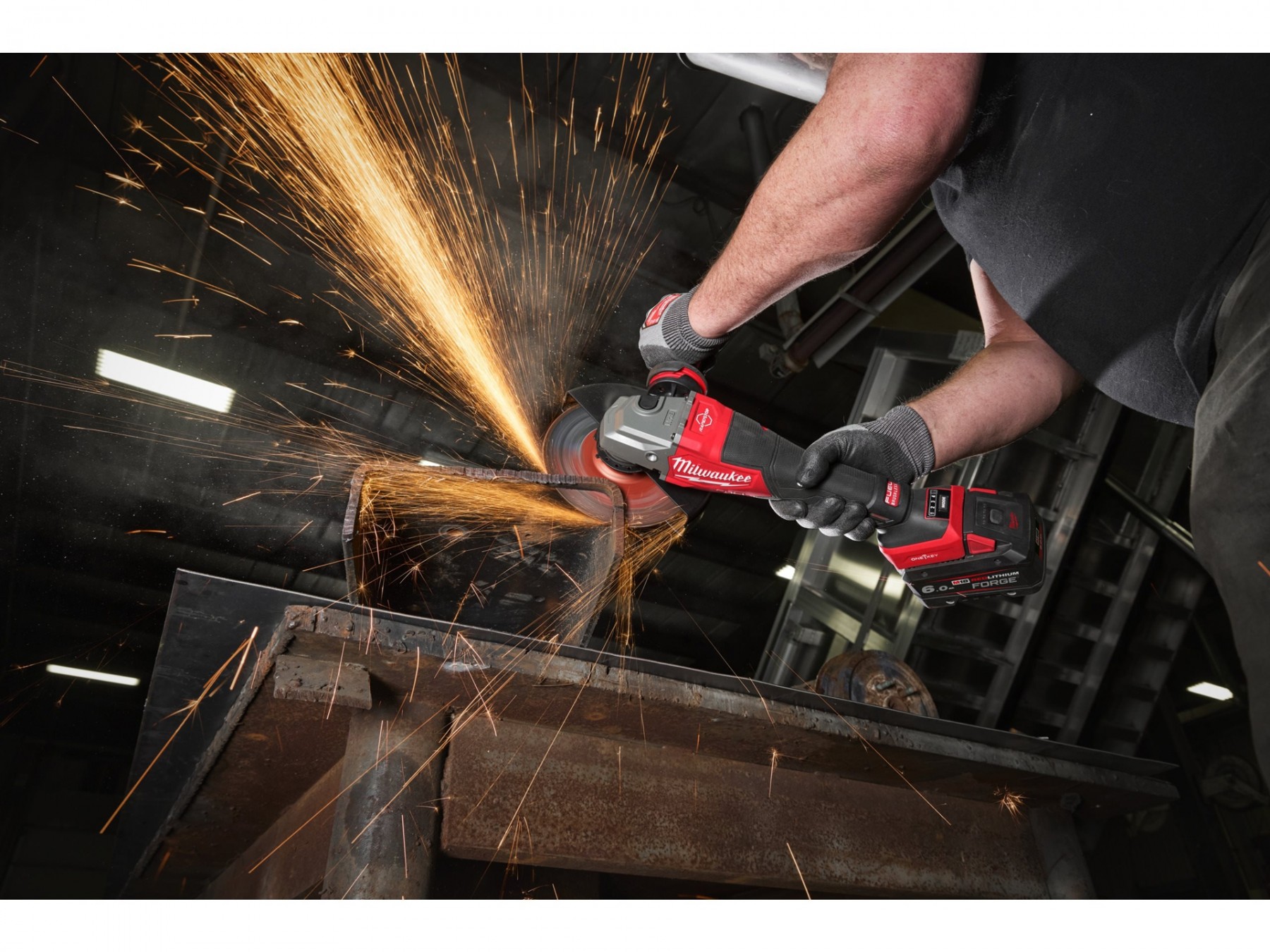 MEULEUSE D'ANGLE 125MM 18 VOLTS FUEL ONE KEY M18 FHSAGO180VXPDB2-0X - MILWAUKEE - 4933498942